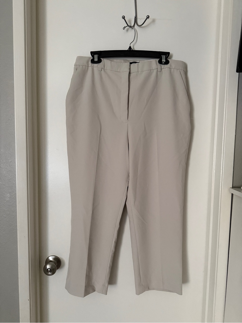 Express Editor Straight Ankle Super High Rise - Picture 2 of 7